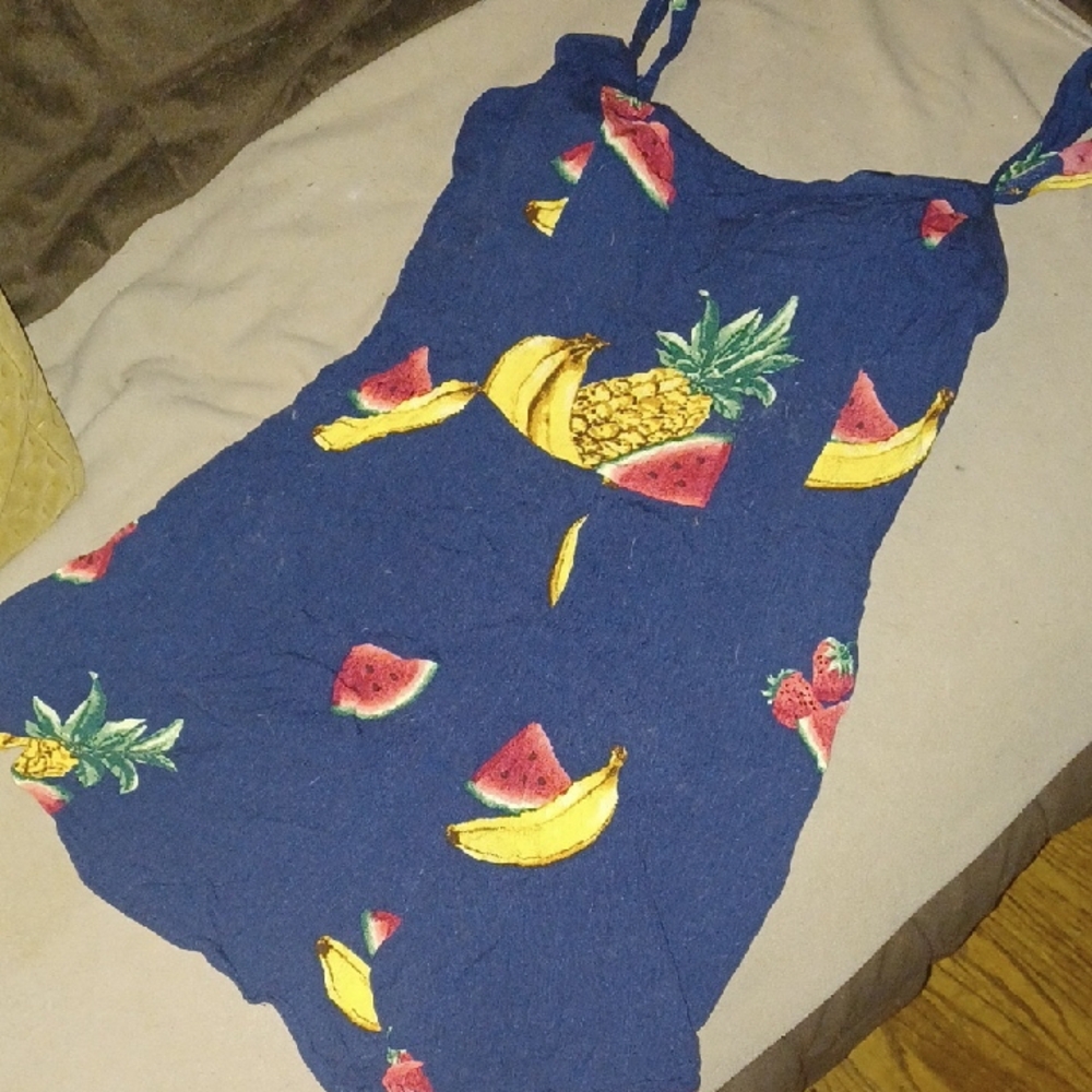 Forever 21 fruit 🍌🍓🍍 romper